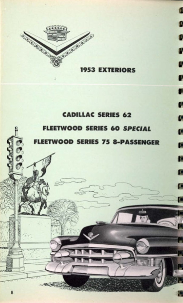 1953 Cadillac Salesmans Data Book Page 123